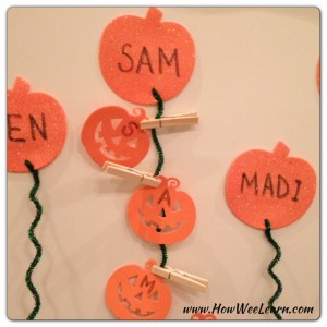 Fall sight word games
