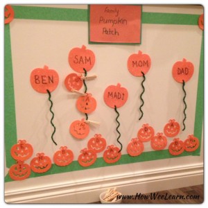 Fall sight word games