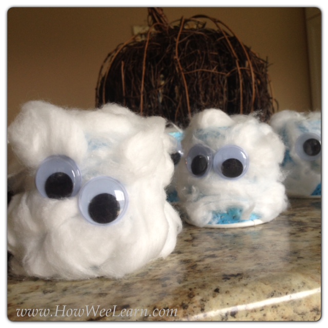 Preschool halloween ghost crafts