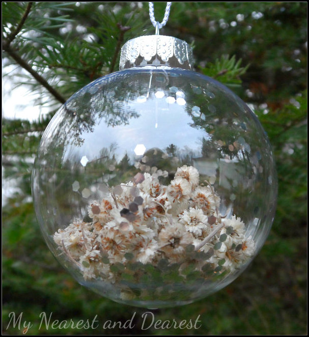 Decorated Clear Glass Christmas Balls - Happy Hooligans