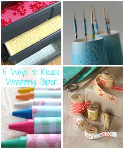 ways to reuse wrapping paper