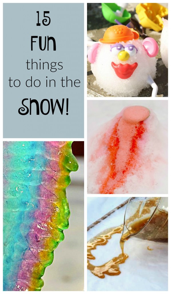 Ridiculously funthings to do in the snow for kids!