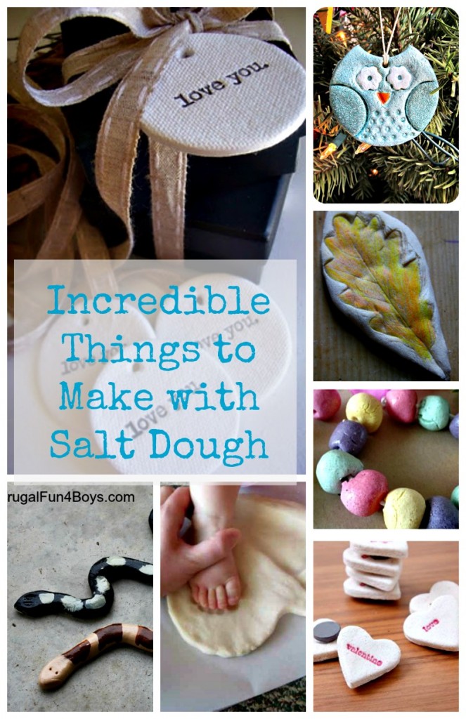 so many great crafts using salt dough