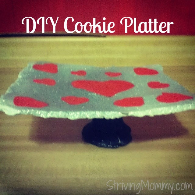a cookie platter made from salt dough