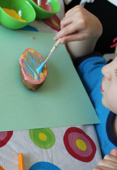 Easter egg craft for preschoolers