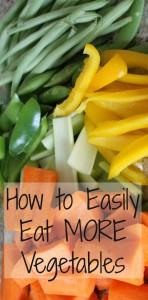 how to eat more vegetables