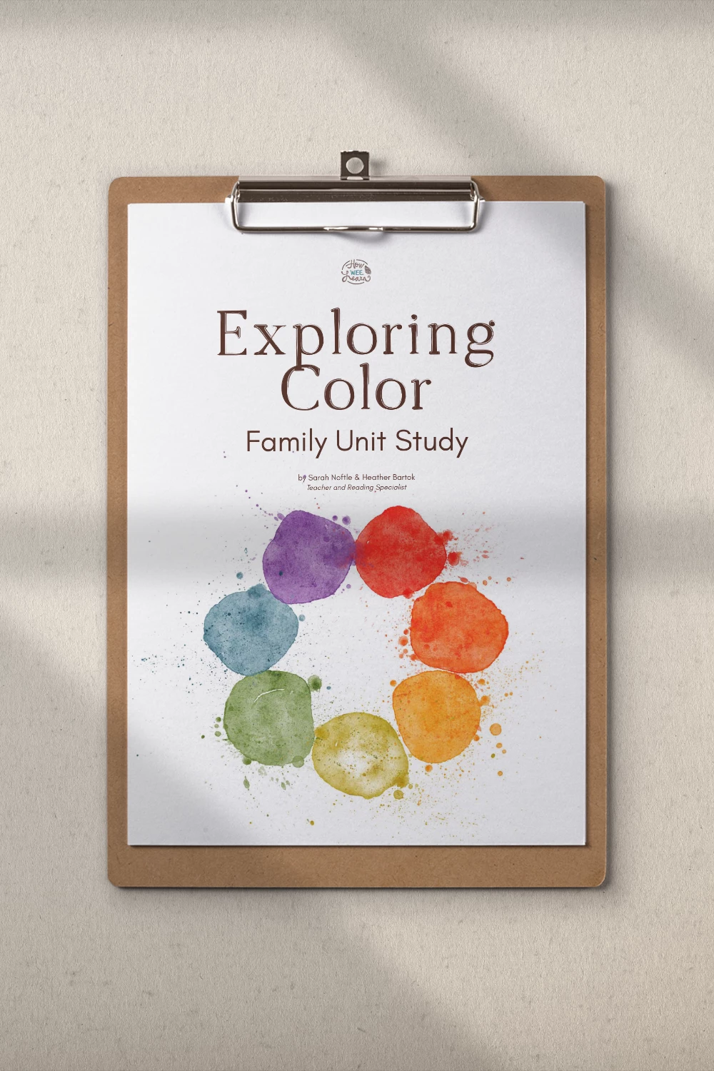 Exploring Color Family Unit Study