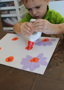 one-to-one correspondence gluing petals