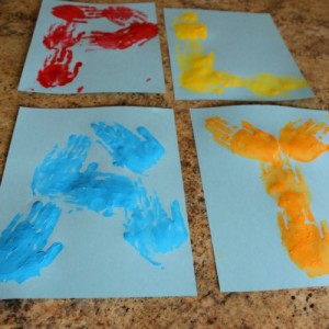 how we learn kids handprint art