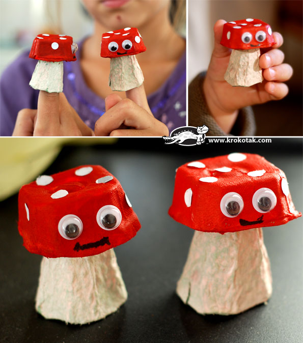 egg carton crafts, how we learn