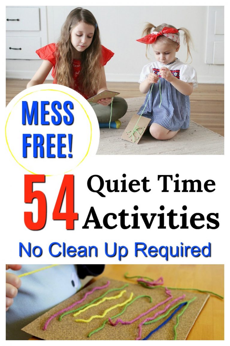 54 Mess Free Quiet Time Activities for 3 Year Olds! - How Wee Learn