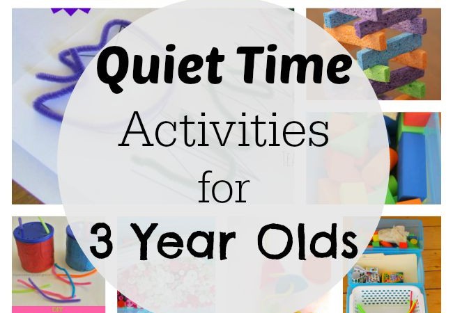 Simple quiet time activities for 3 year olds