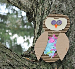 Learn about textures with this sensory rich owl craft for kids!