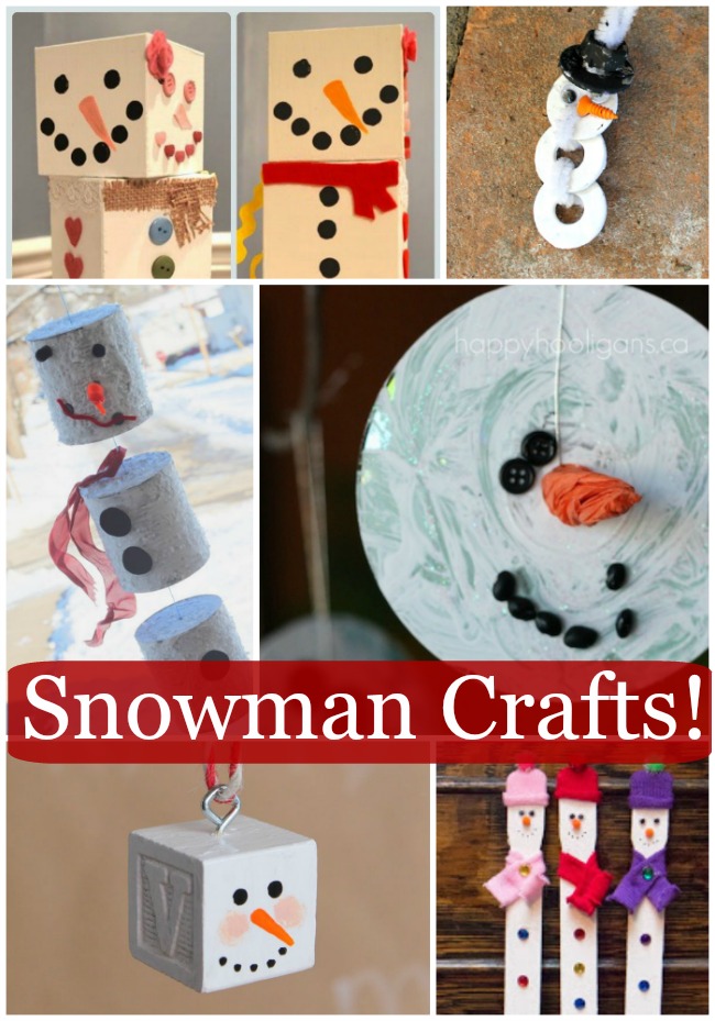 snowman crafts for kdis