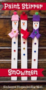 cute snowmen crafts for kids