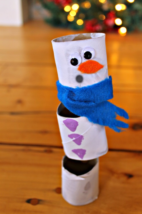 cute snowman crafts for kids