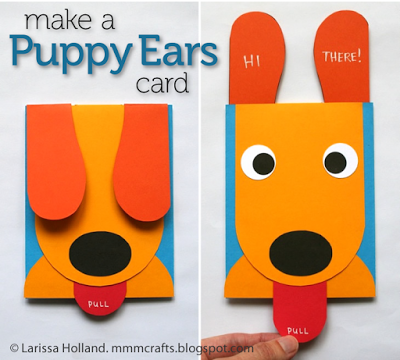 homemade birthday cards puppy ears