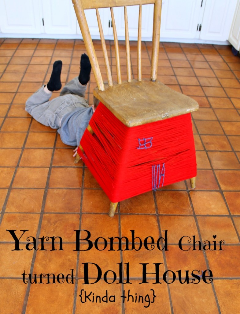 how we created our own dollhouse out of yarn!
