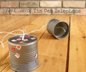 How to make the classic tin can telephone!