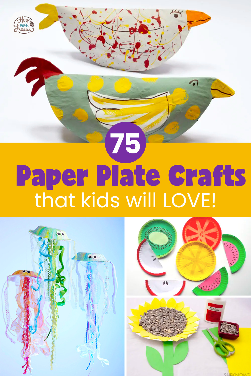 75 Simple Paper Plate Crafts for Every Occasion! - How Wee Learn