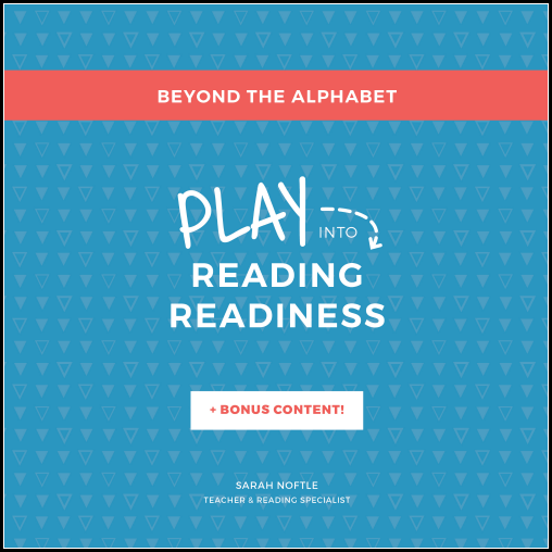 Get your 3-6 year old beyond the alphabet and ready to read with these 7 essential skills!! I love that they are all taught through play
