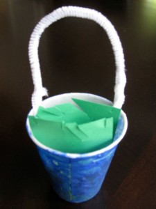 Nursery rhyme crafts for toddlers - Jack and Jill pail