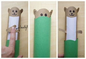 Nursery rhymes crafts - pop goes the weasel