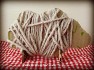 Farm theme activities - weave wooly sheep