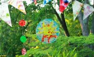 Gifts kids can make - melted bead sun catchers