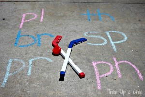 Preschool sports theme - blends hockey