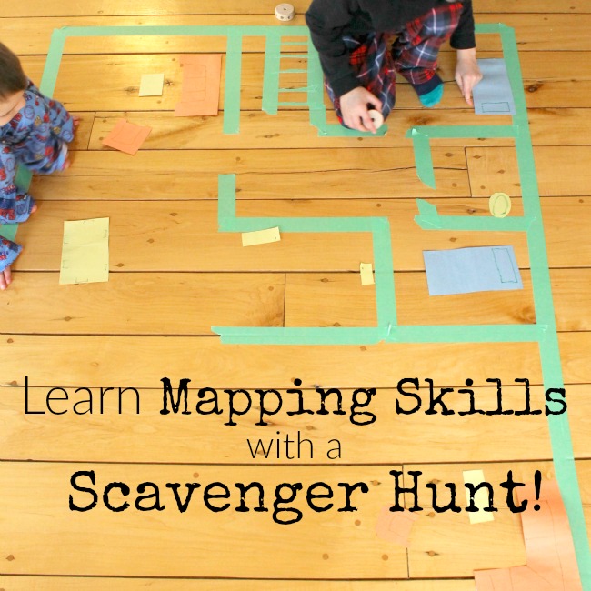 A great way to introduce mapping to preschoolers - this is an awesome scavenger hunt!