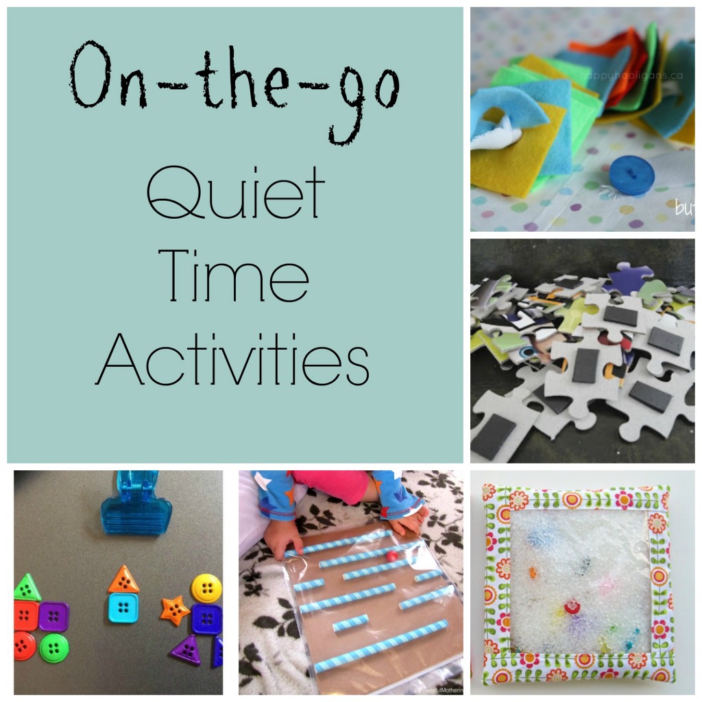 Quiet time activities for the car, at a restaurant, or an appointment! These quiet time boxes are perfect for preschoolers for travelling #travel #preschool #preschoolactivities #quiettime #quiettimeboxes #quiettimeactivities #quietbins