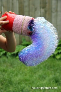 Fun outdoor games for kids - bubble snake