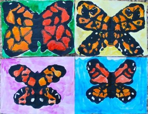 Spring activities for preschoolers - monarch butterfly art