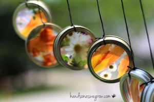 Spring activities for preschoolers - nature wind chimes
