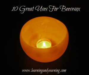 Uses for beeswax - luminaries