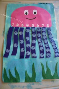 number summer learning - octopus number game