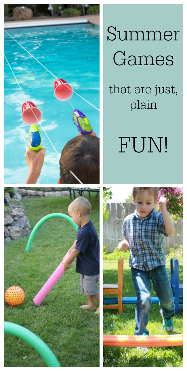 These summer games for playing outside are just plain fun for kids of all ages! 