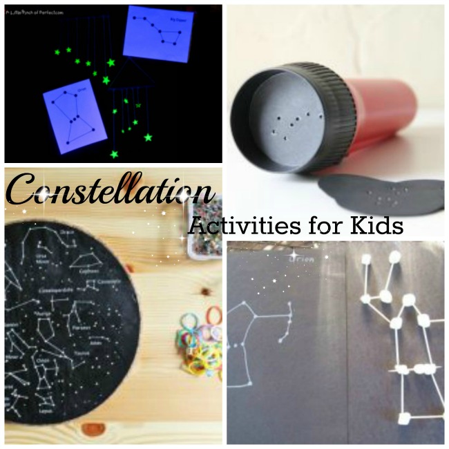Great constellation activities for kids. Fun ways to explore space at home!