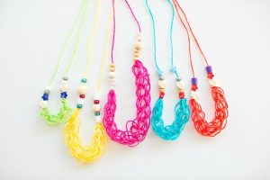knitting-for-kids-finger-knit-necklaces