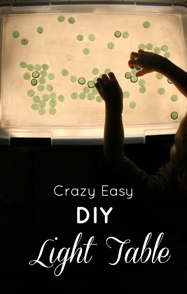 The easiest and BEST DIY Light table tutorial - 10 minutes to make and so inexpensive!