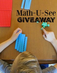Leave a comment on the blog for a chance to win this Math-U-See set! Fabulous hands on math for kids