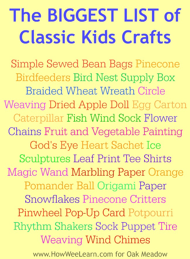 These are the CLASSIC crafts for kids. So many fabulous preschool crafts and activities!