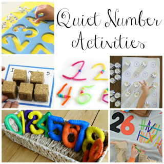 Teaching Numbers with Quiet Time Activities - How Wee Learn
