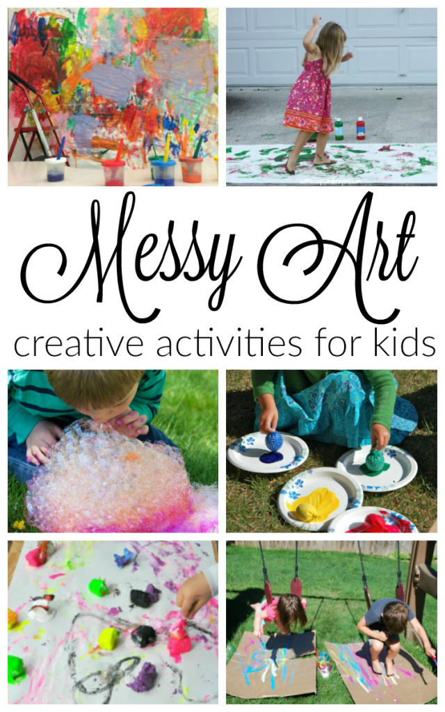 10 awesomely messy art activities for kids