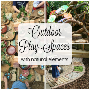 Beautiful outdoor play spaces that incorporate natural elements