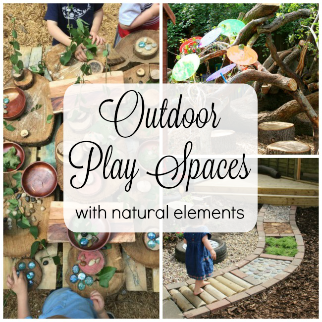 Beautiful outdoor play spaces that incorporate natural elements