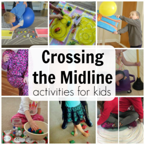 Activities for crossing the midline