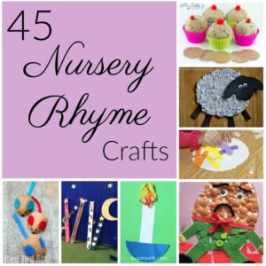 Adorable nursery rhyme crafts perfect for pairing with nursery rhyme stories in preschool and kindergarten!