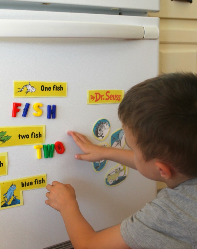 Photocopy any story and turn into magnets! A fabulous retell activity for preschoolers - and great for learning letters too.